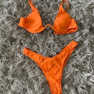 Small orange bikini